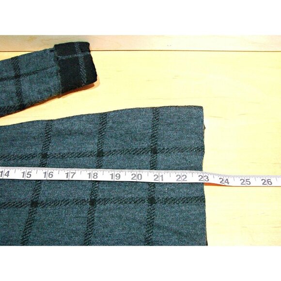 Tahari Womens Gray Black Striped Extrafine Merino Wool Tunic Sweater Size Small - Picture 6 of 12